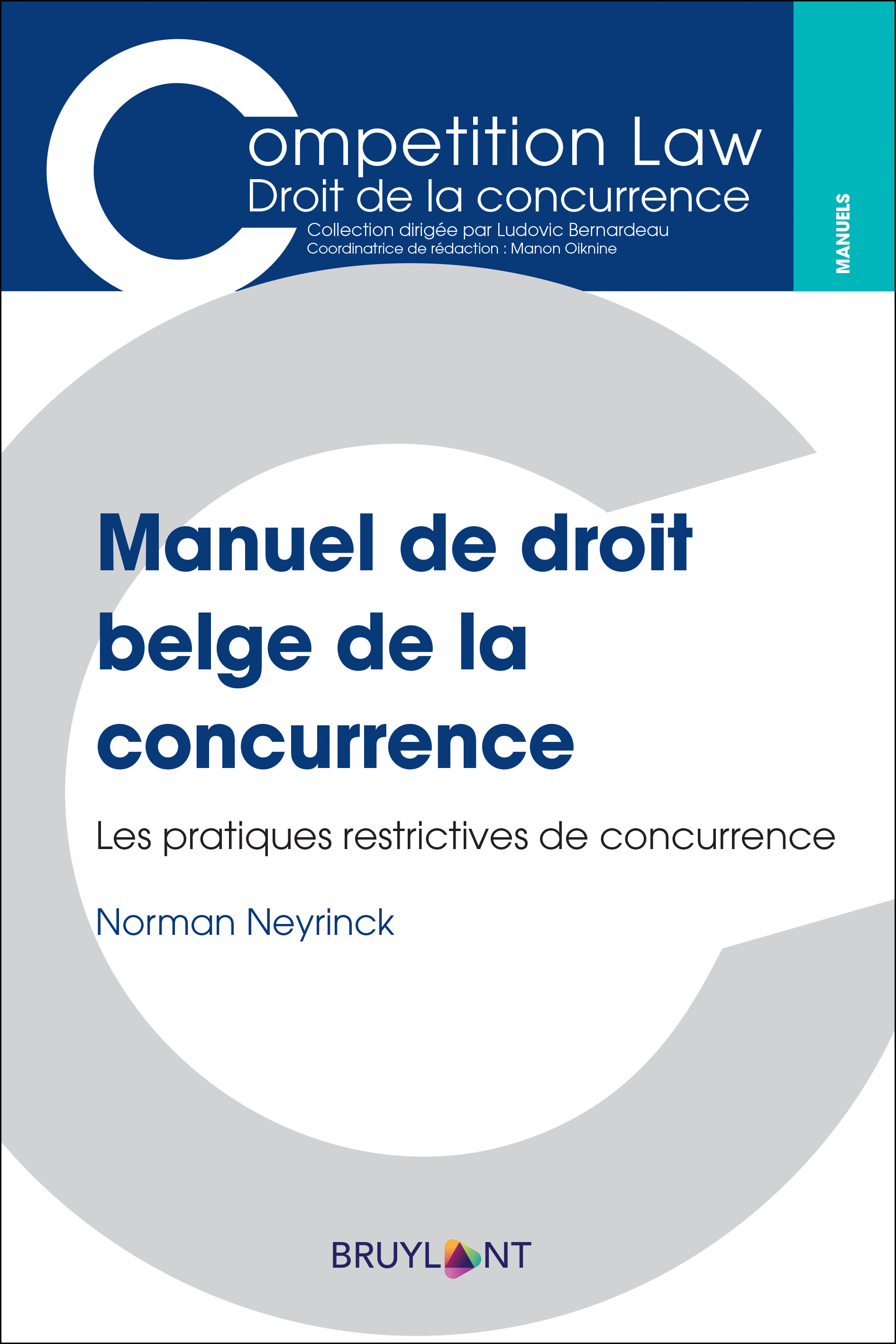 Manuel de droit belge de la concurrence